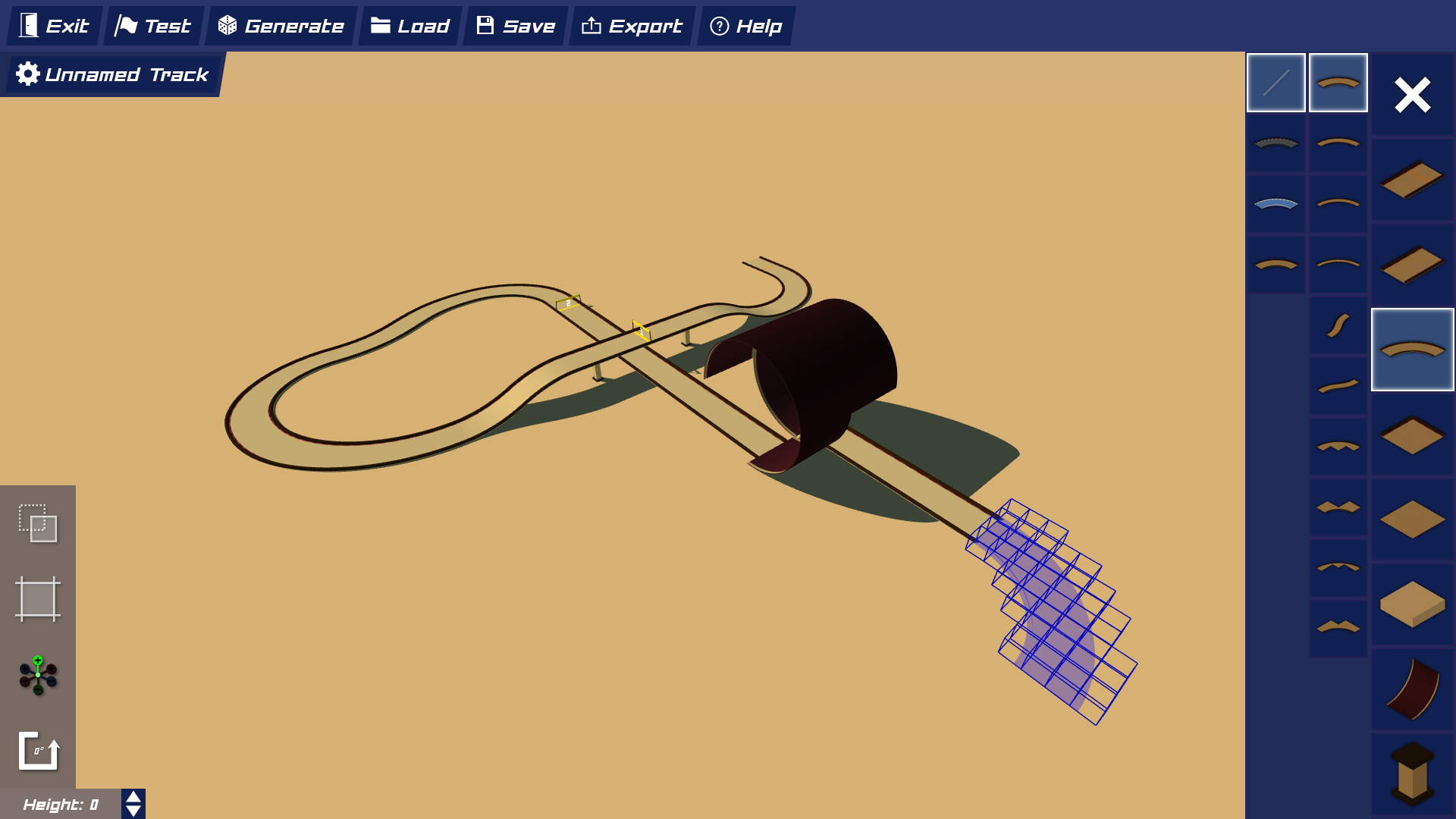 Powerful and intuitive level editor